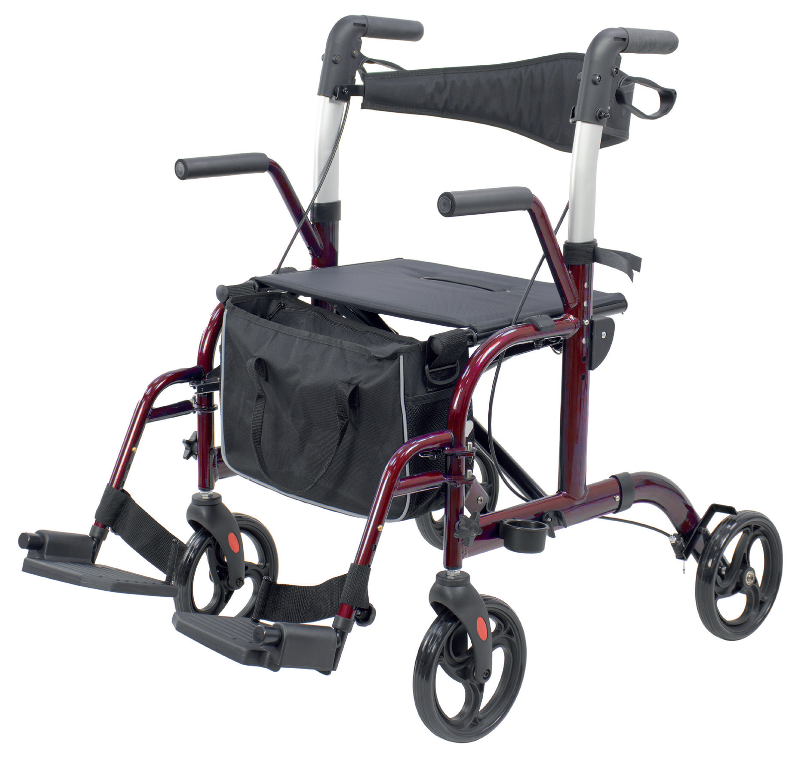 CAMINADORA PLEGABLE 2 EN 1 ROJA