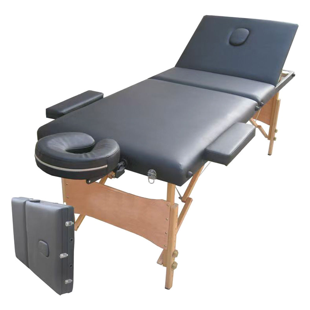 CAMILLA DE MASAJE PLEGABLE DE MADERA