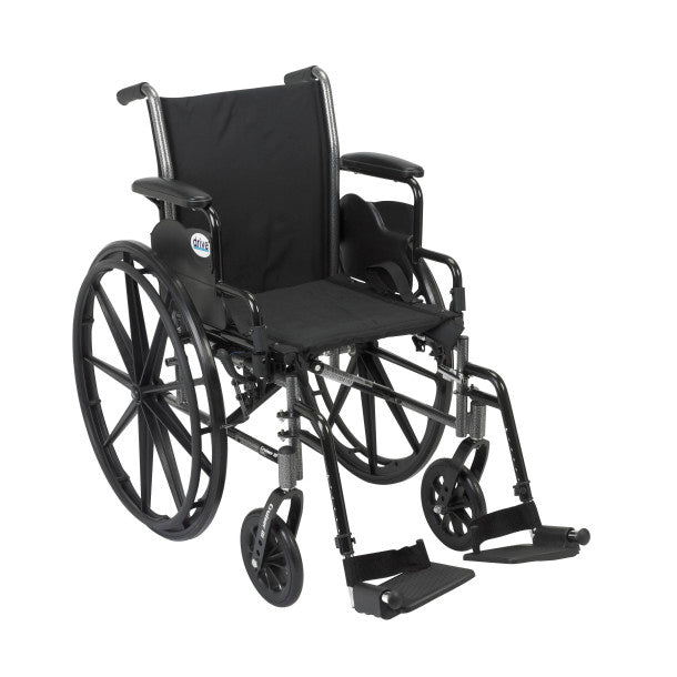 SILLA DE RUEDAS 18 PLG REP.PIES AJUST