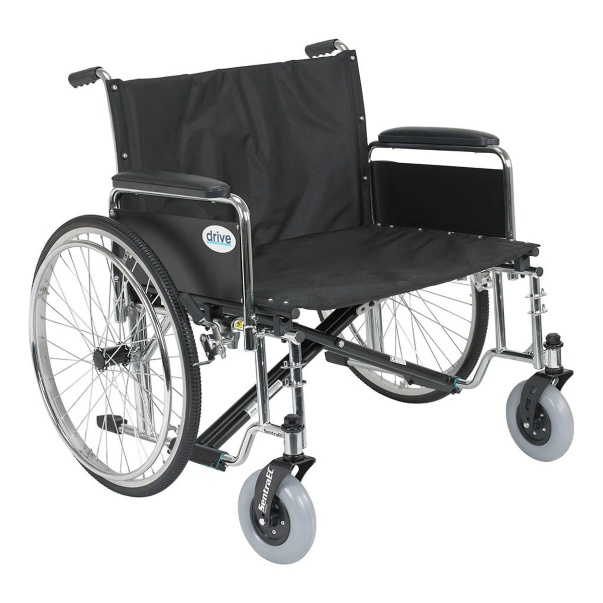 Silla de Ruedas Bariátrica 30".   Capacidad de 700 lbs.  Marca Drive