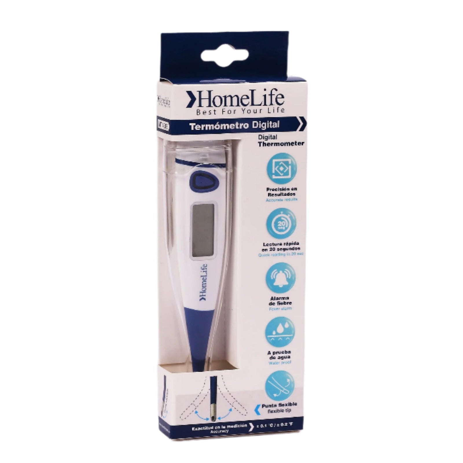 TERMOMETRO DIGITAL AZUL
