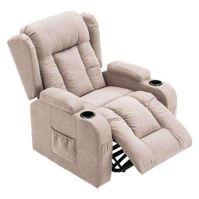 SILLON RECLINABLE MASAJE PWR LFT MARRON