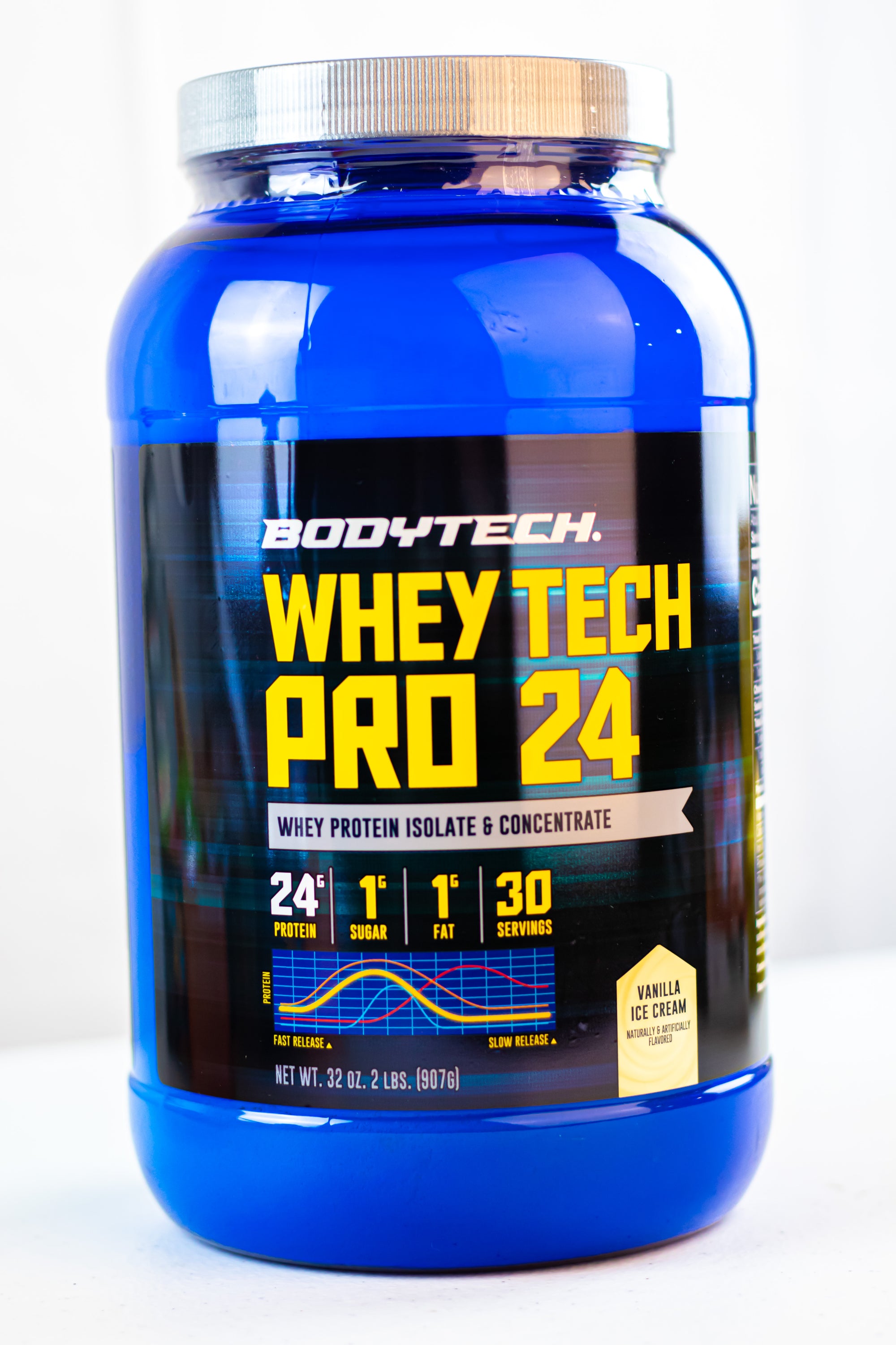 Whey Tech Pro 24 Sabor Helado de Vainilla 2 lb