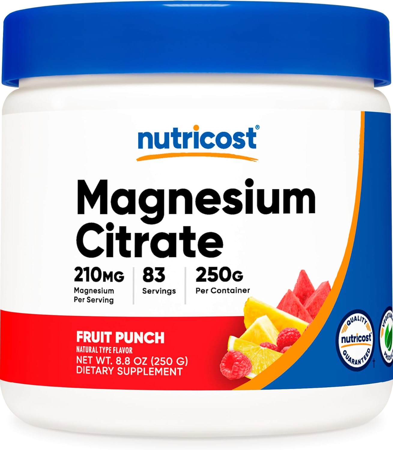 NUTRICOST CITRATO DE MG SABOR FRUTAS