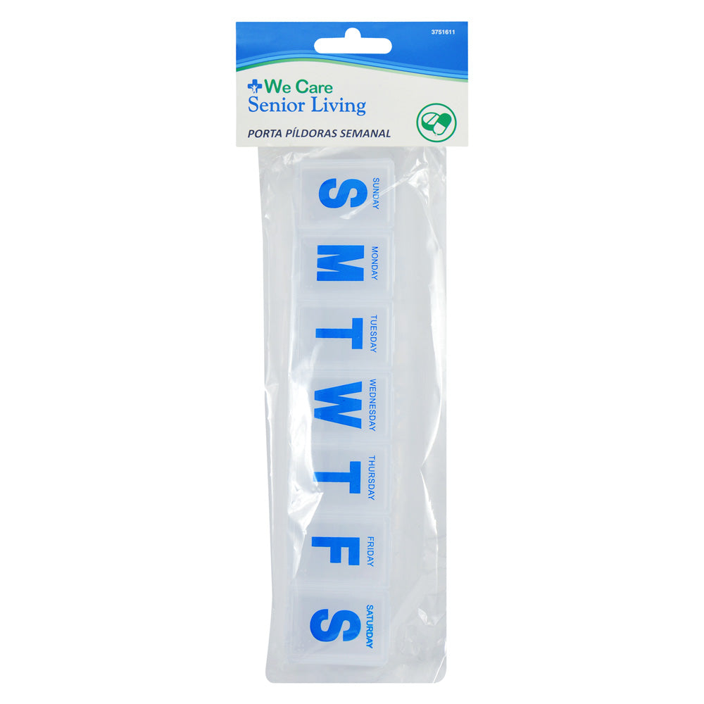 Portapildora Semanal Rectangular