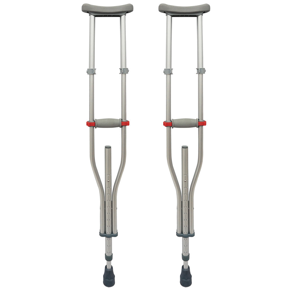 Muletas de Aluminio  Ajustables - (El par) - Sin Latex